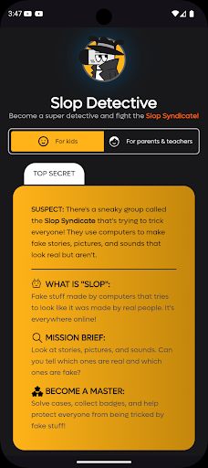 Slop Detective ekran görüntüsü