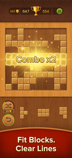 Wood Block The Puzzle Game ekran görüntüsü