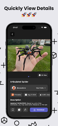 3D GO | 3D Printing Models ekran görüntüsü