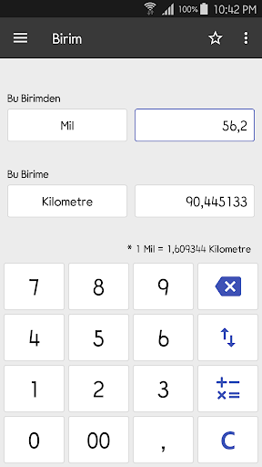 ClevCalc - Hesap makinesi ekran görüntüsü