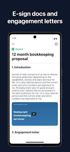 TaxDome Client Portal ekran görüntüsü