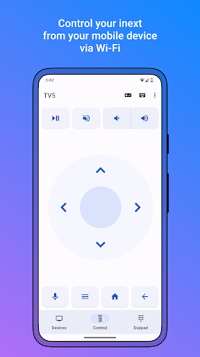 inext remote control ekran görüntüsü