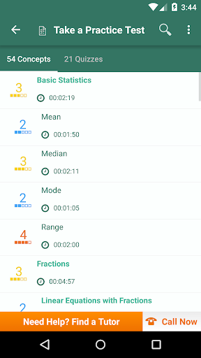 Basic Arithmetic Practice ekran görüntüsü