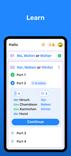 Wlingua - Learn German ekran görüntüsü