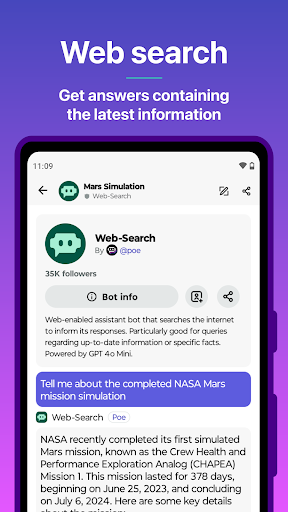 Poe - Fast AI Chat ekran görüntüsü