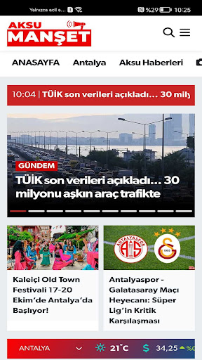 Aksu Manşet ekran görüntüsü