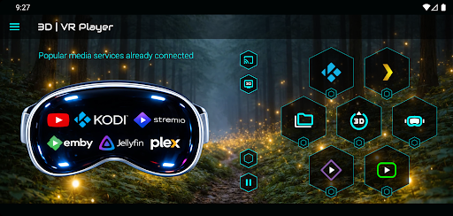 3D VR Player ekran görüntüsü