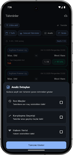 Banko Tahminler - İddaa Analiz ekran görüntüsü