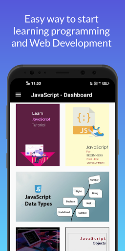 Learn JavaScript - Project bas ekran görüntüsü