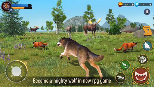 Wolf Simulator Wild RPG Games ekran görüntüsü