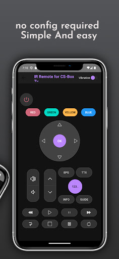 Remote for Cs-Box tv ekran görüntüsü