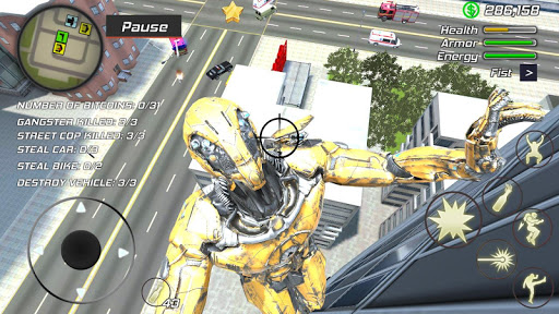 Super Crime Iron Hero Robot ekran görüntüsü