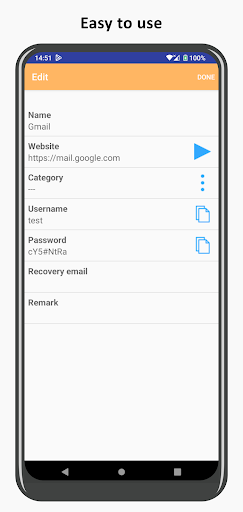 PassMate - Password manager ekran görüntüsü