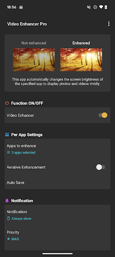 Video Enhancer Pro ekran görüntüsü