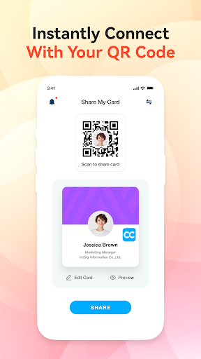 CamCard-AI Scanner, Transcribe ekran görüntüsü