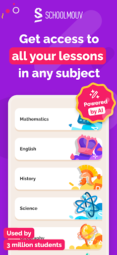 SchoolMouv - AI Tutor & Quiz ekran görüntüsü