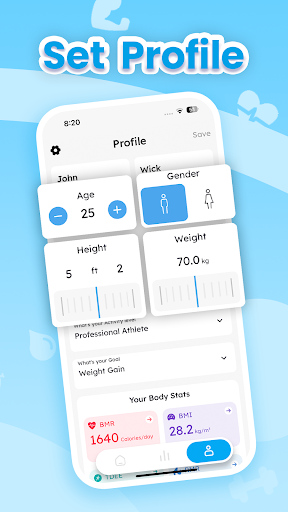 Calculate BMI: Body Mass Index ekran görüntüsü