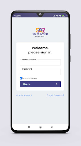 Staff Access Recruitment ekran görüntüsü