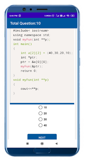 C++ Placement Paper | MCQ | Co ekran görüntüsü