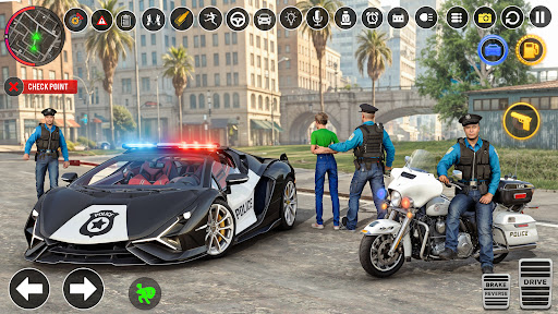 Police Chase Car Cop Game 3D ekran görüntüsü