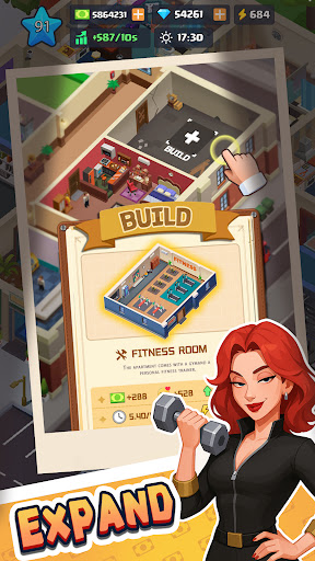 Idle Apartment Tycoon ekran görüntüsü