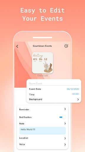 Widget: Countdown to Birthday ekran görüntüsü