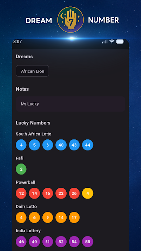 Dream Lucky Number ekran görüntüsü