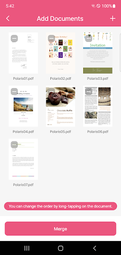 Polaris PDF Merge ekran görüntüsü