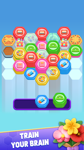 Hexa Fruzzle: Stack Sort ekran görüntüsü