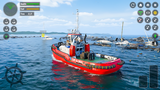 Real Cargo Ship Game Simulator ekran görüntüsü