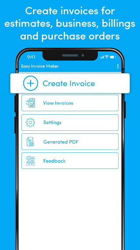 Free Invoice Estimate Maker ekran görüntüsü