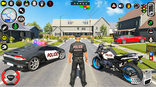 polis motosiklet oyunları ekran görüntüsü