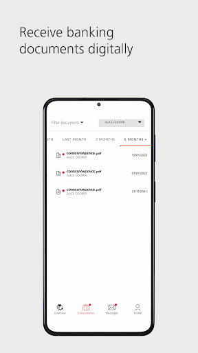 UBS WMJE: Mobile Banking ekran görüntüsü