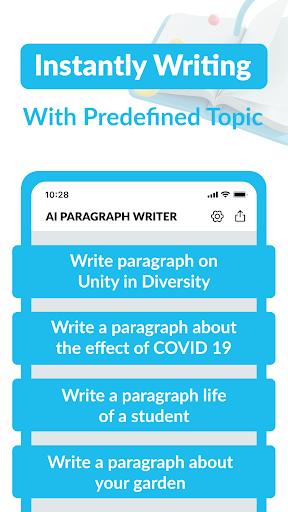 AI Paragraph Generator, Writer ekran görüntüsü
