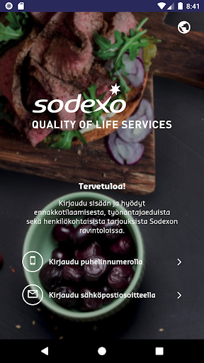 MySodexo ekran görüntüsü
