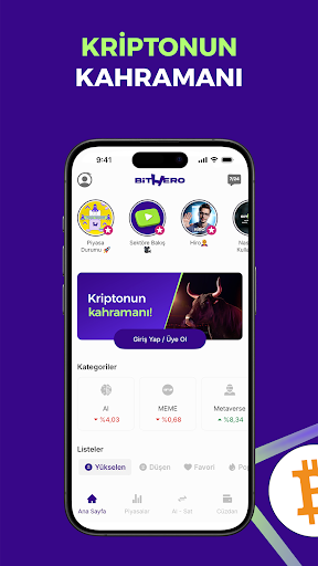 BitHero: Kripto Para Borsası ekran görüntüsü
