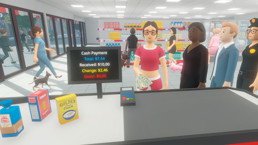 AveStore Supermarket Simulator ekran görüntüsü