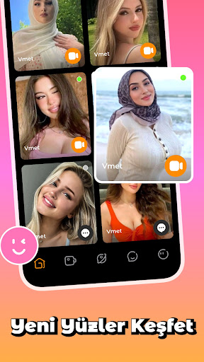 Vmet - Video Sohbet & Match ekran görüntüsü