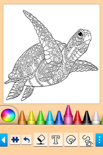 Mandala boyama ekran görüntüsü