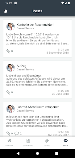 HAMBURG TEAM Mieterportal ekran görüntüsü
