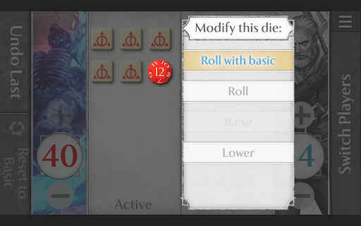 Ashes Dice Roller ekran görüntüsü