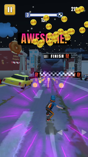 Faily Skater Street Racer ekran görüntüsü