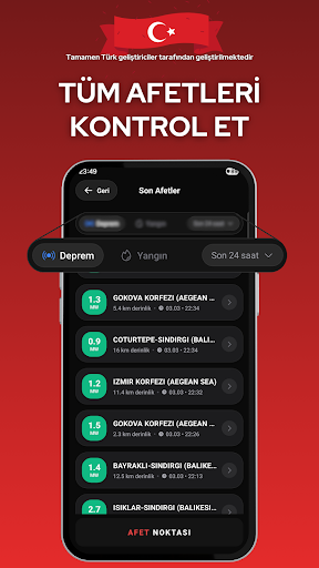 Afet Noktası - Deprem, yangın ekran görüntüsü
