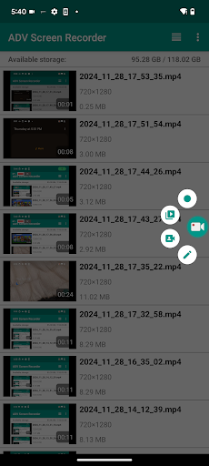 ADV Screen Recorder ekran görüntüsü
