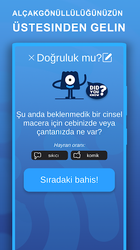 Doğruluk mu Cesaretlik mi ekran görüntüsü