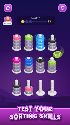 Nut Sort: Color Sorting Game ekran görüntüsü