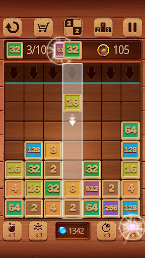 Merge Numbers : Wooden edition ekran görüntüsü