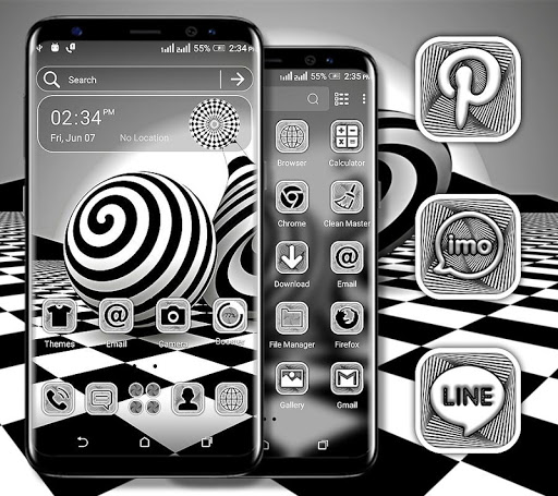 Illusion Launcher Theme ekran görüntüsü