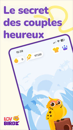 LovBirdz - Jeu de Quiz Couple ekran görüntüsü