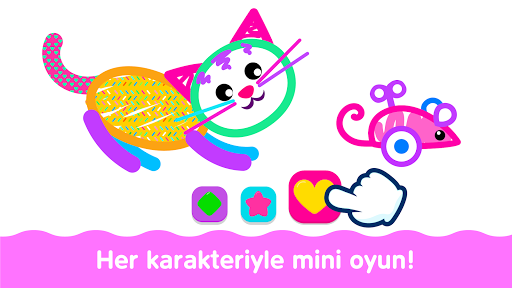 Çocuk çizim ve boyama oyunları ekran görüntüsü